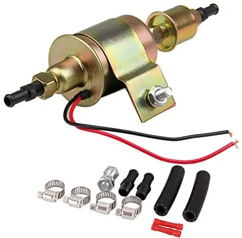 

Universal Electric Fuel Pump Self- primming Transfer Pumps 5/16'', 5-9 Psi, 20-30 GPH NO. E8012S, P60430, 6414671-2 Wire Design