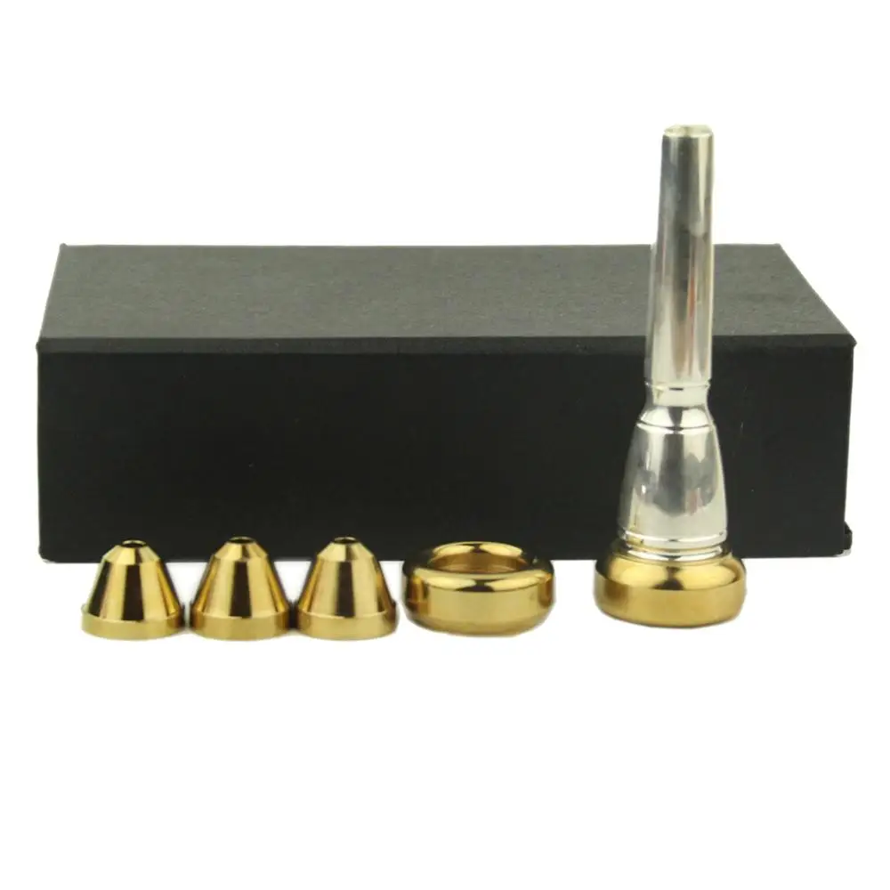 Труба мундштук трансформируемый 2a 2b 3a 3b &amp 2 головки поверхности серебристого