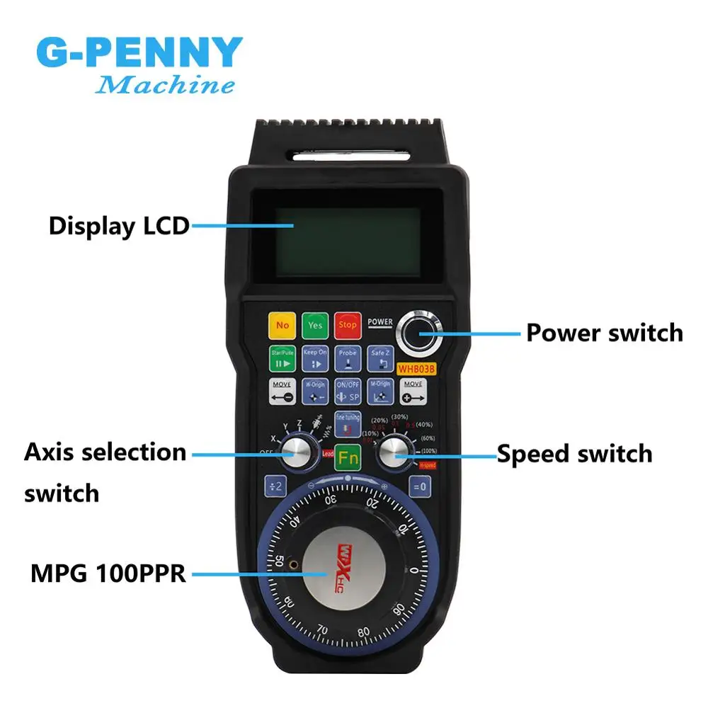 G-PENNYБесплатная доставка! NC Studio Подвеска MPG Маховик с ЧПУ Беспроводной тип 3-осевой
