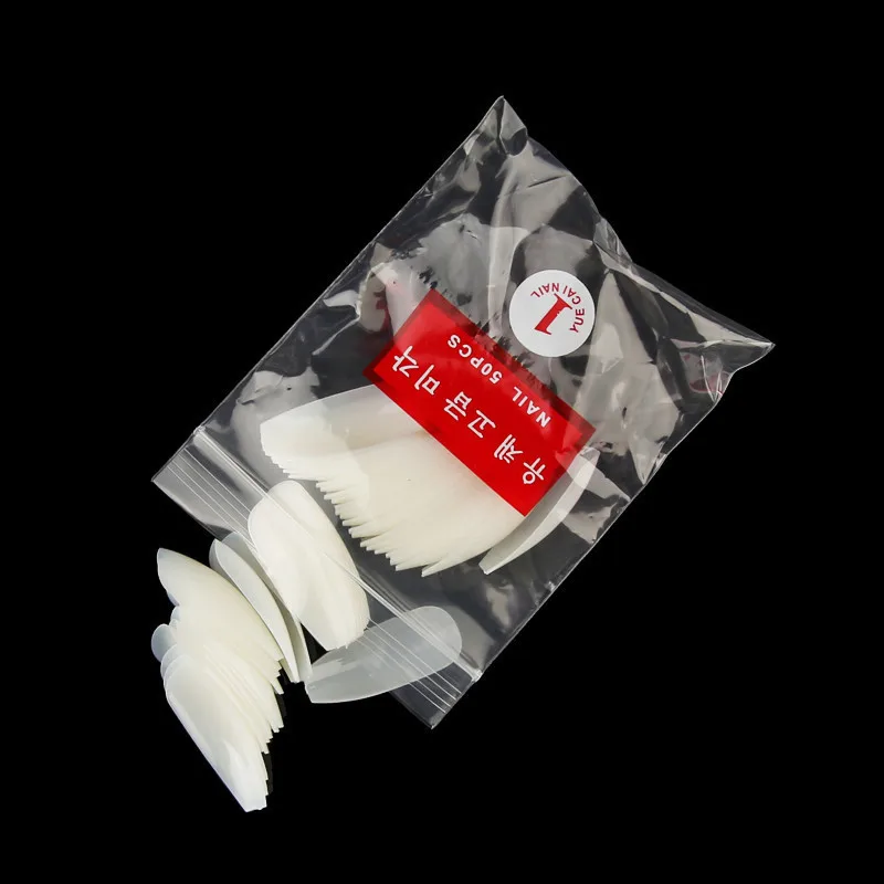 500 шт./пакет гроб балетки накладные ногти длинные стилет советы полное покрытие