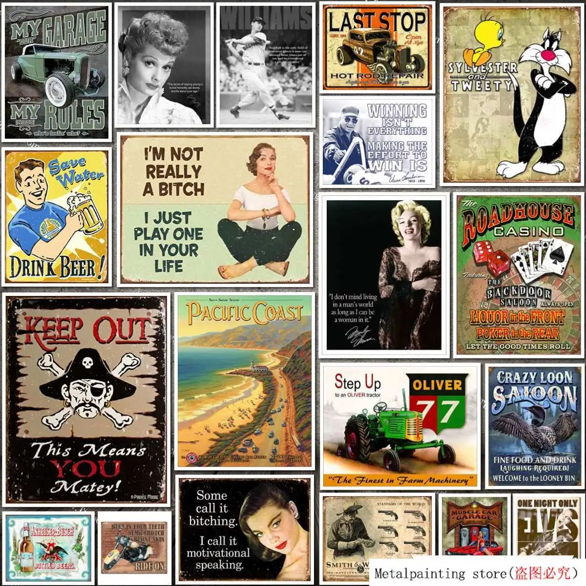 Магазин искусства Мэрилин Монро Мужской мир домашний бар Паб Клуб кафе мужская