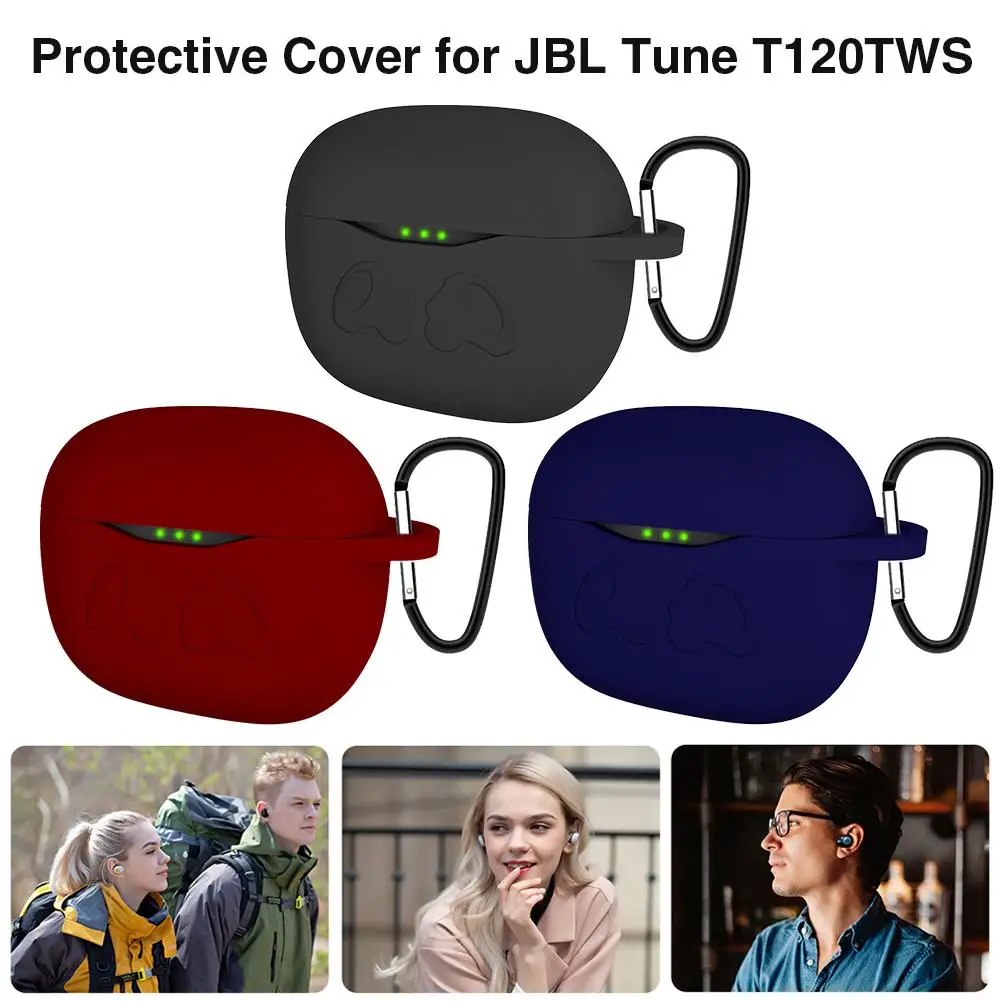 Защитный силиконовый защитный чехол для наушников прочный JBL Tune T120TWS