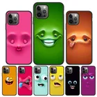 Чехол с забавным 3D лицом для Iphone 11 Pro Max 12 Pro, чехол для Apple Iphone 7, 8 Plus, X, XR, XS Max, 6, 6S, SE 2020, SE2, Iphone12, Mini Capa
