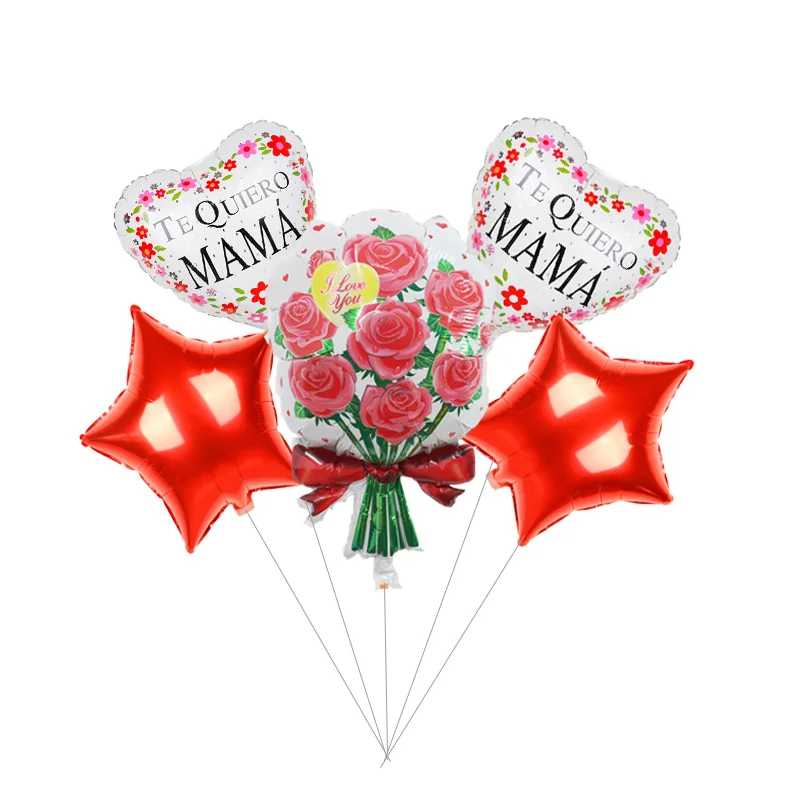 5 шт. фольгированные воздушные шары на День Матери и отца | Дом сад