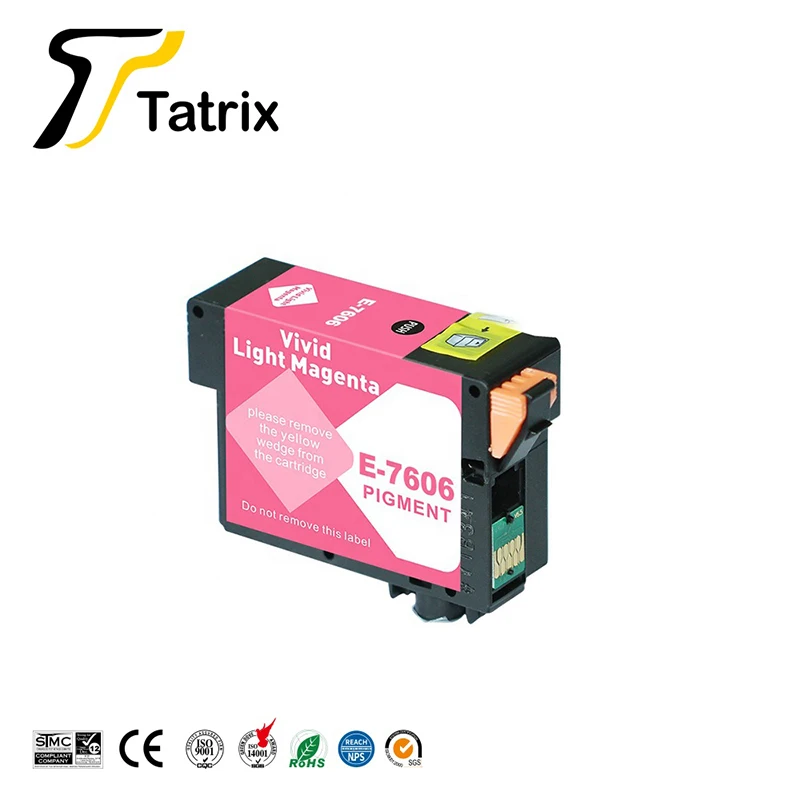 Tatrix совместимый чернильный картридж для принтера Epson T7601 T7602 T7603 T7604 T7605 T7606 T7607 T7608 T7609 костюм для Epson суреколор SC-P600