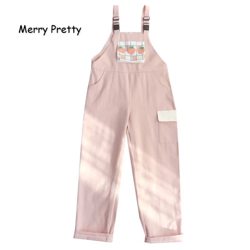 Женские комбинезоны с мультяшным принтом повседневные однотонные хлопковые в