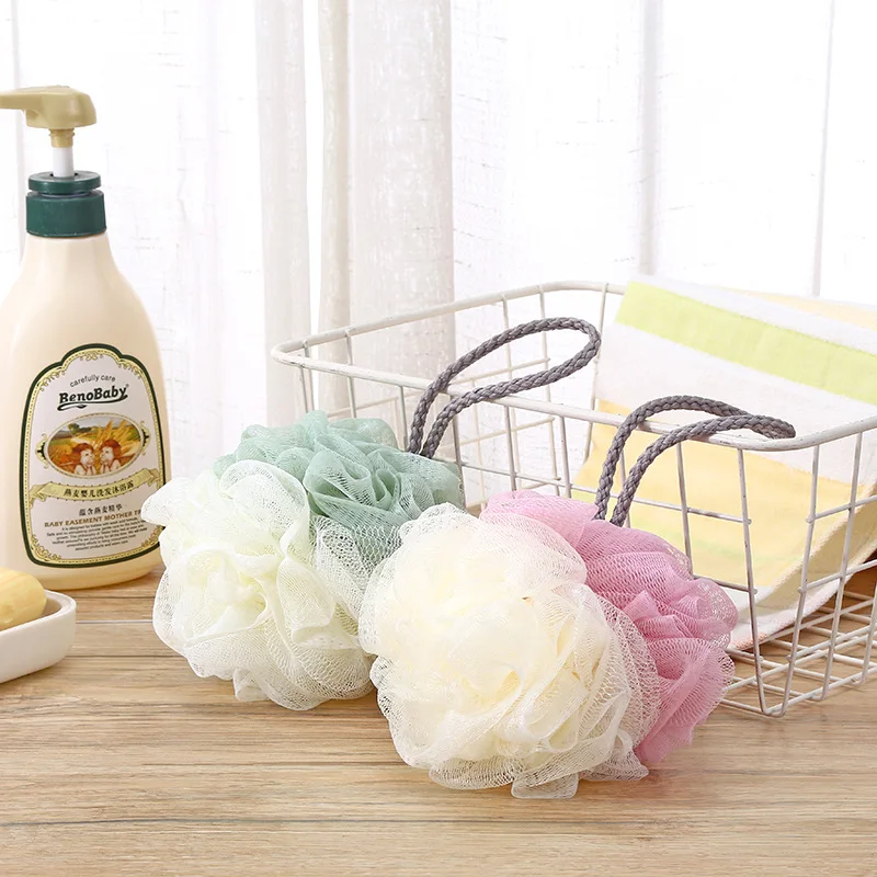 Разноцветный сетчатый шар для ванны крутой банное полотенце скруббер