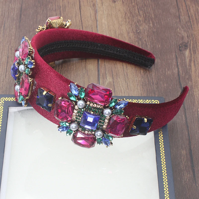 Женская повязка на голову в стиле барокко | Украшения и аксессуары