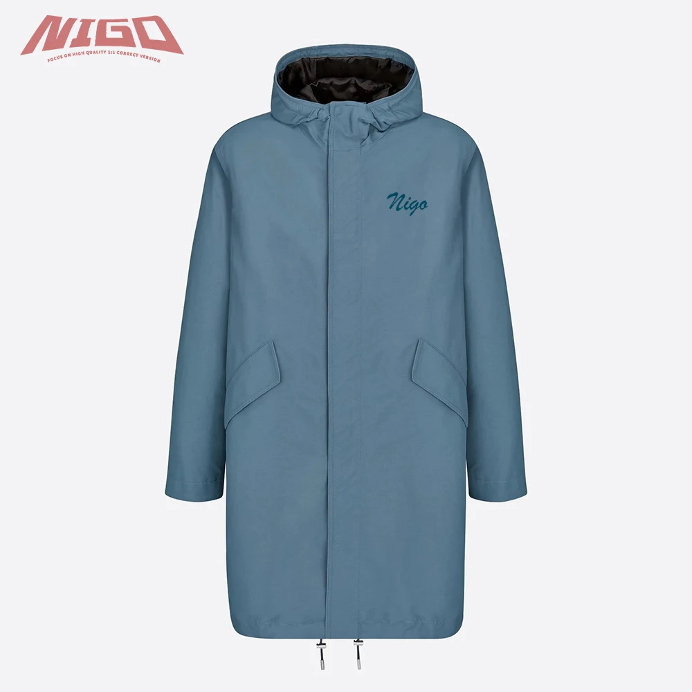 

NIGO 21ss синяя парка пальто # nigo7657