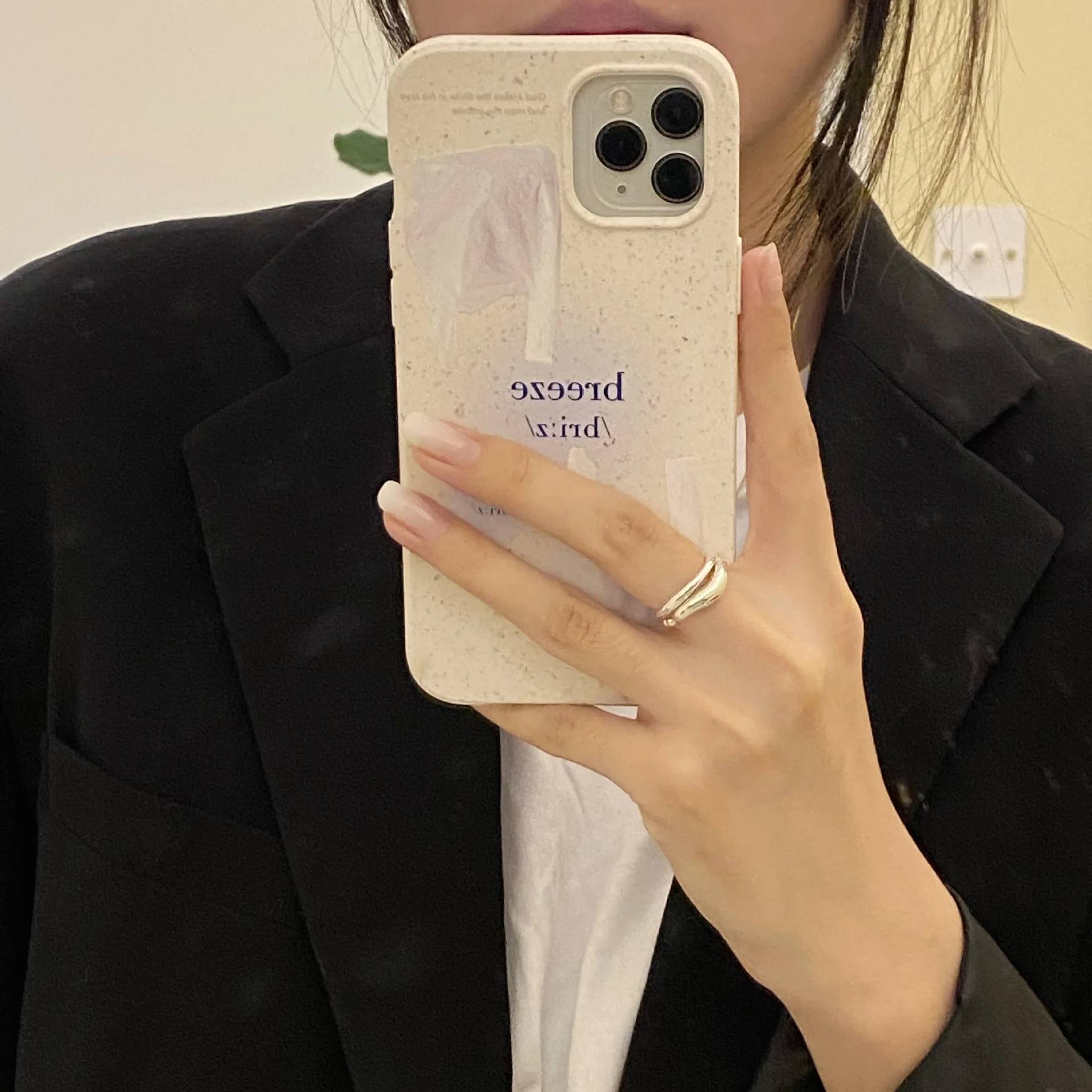 Корейская пластиковая сумка для покупок держатель смартфона ручка кронштейн