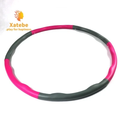 

Detachable 6PCS Tubes Fitness Sports Hoop Foam Hoop Adult Children Gymnastic Hoop BodyBuilding Thin Waist Fitness Equipment