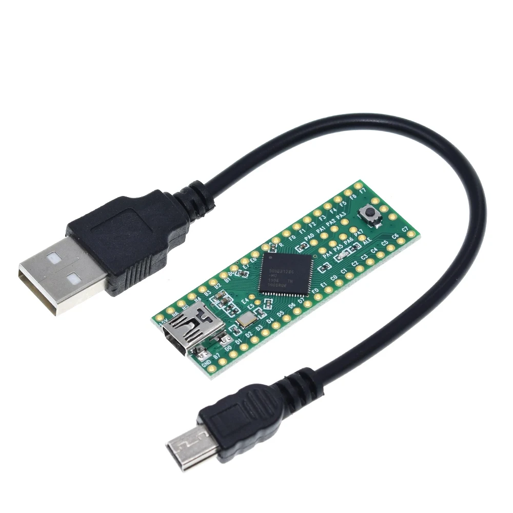TZT Teensy 2,0++ USB AVR макетная плата ISP U диск клавиатура мышь Экспериментальная плата AT90USB1286 для Arduino