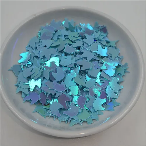 AB blue 10 g/ Set Unicorn Glitter AB Colors Loose Sequins for Craft Nail Body Art Painting Wedding Dance Drsee DIY Bags Shoes Decoration - Цвет: AB blue