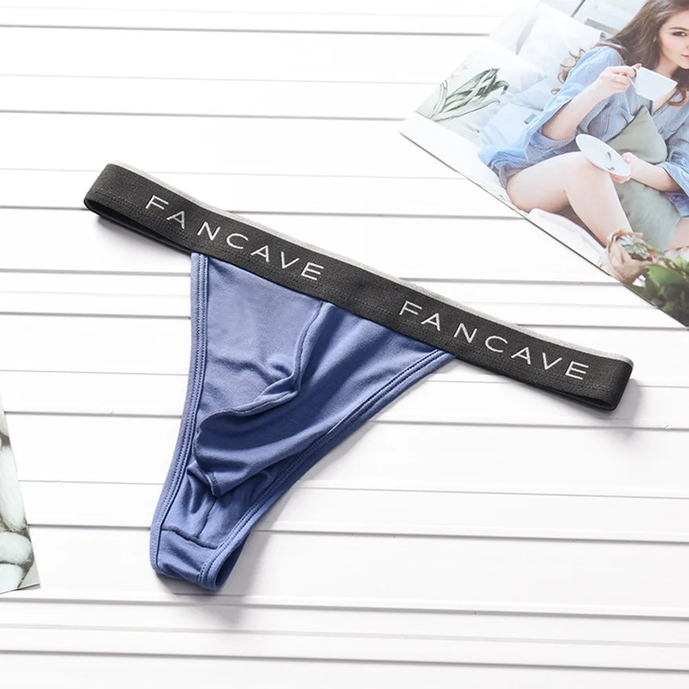 Трусы Т-образной формы трусики из модала удобные стринги мужские трусы