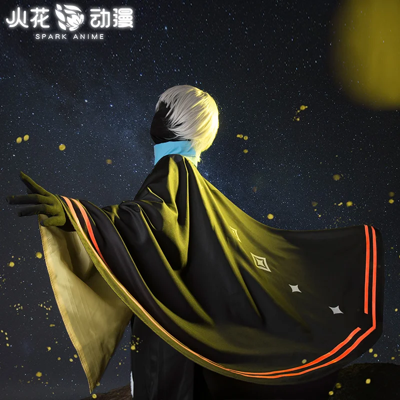 

2020 New Arrived Sky:Children of Light Cloak initial black gold game Six Colors costume Night Cloak Coat Free Shipping