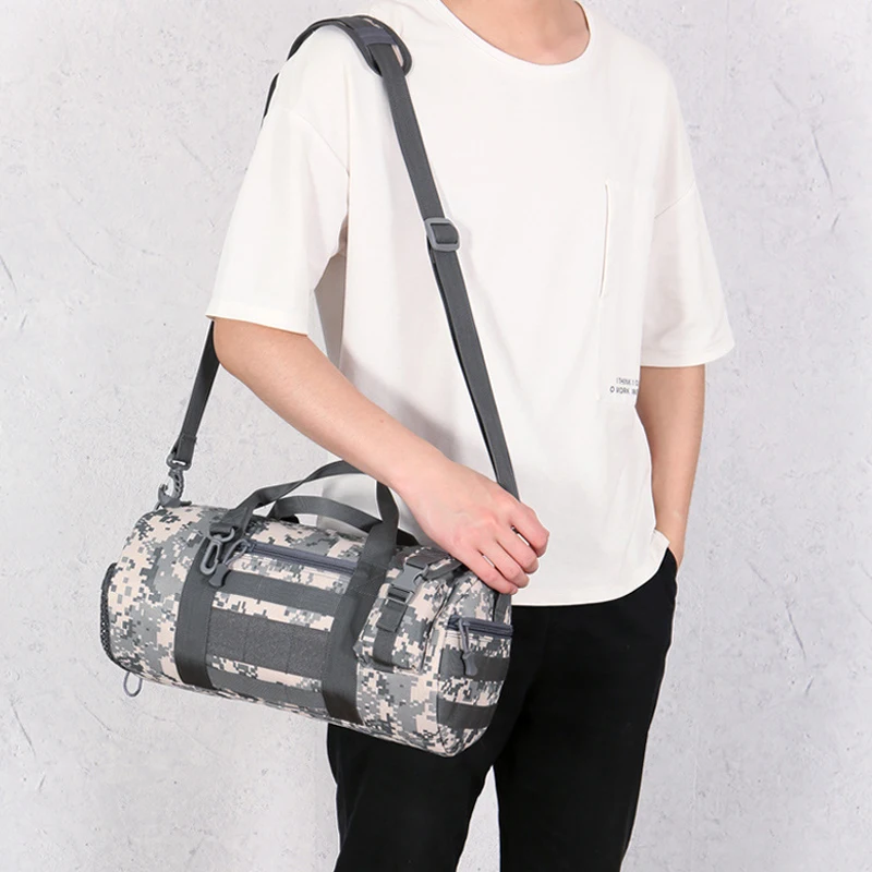 

NANCY TINO Camouflage Tactical Shoulder Bag Sports Men Army Molle Handbag Waterproof Military Camping Hunting Travel Mochila