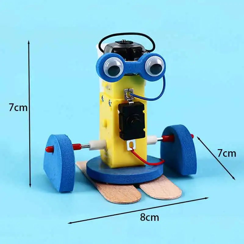 Saizhi DIY электрические ходячие модели роботов наборы для детей обучение студентов