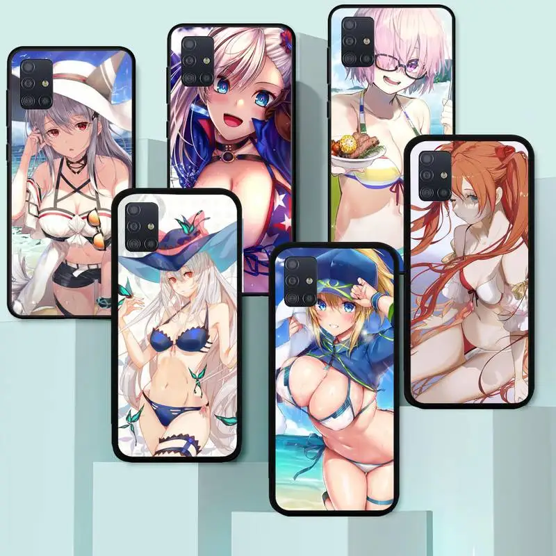 

Anime Summer Bikini Girls Phone Case For Huawei Honor 7A 8X 8s 9 9X 10 10i 20 30 Play Lite Pro S Fundas Cover