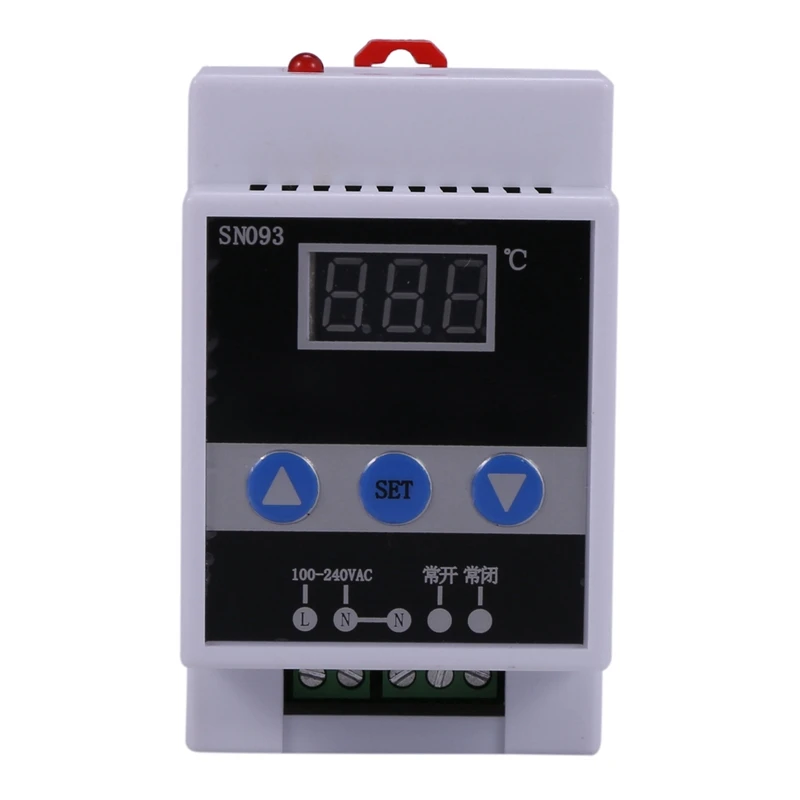 TMC-6000 110-240V Guide Rail Thermoregulator Digital Temperature Controller Thermostat Refrigeration Heating Control | Инструменты