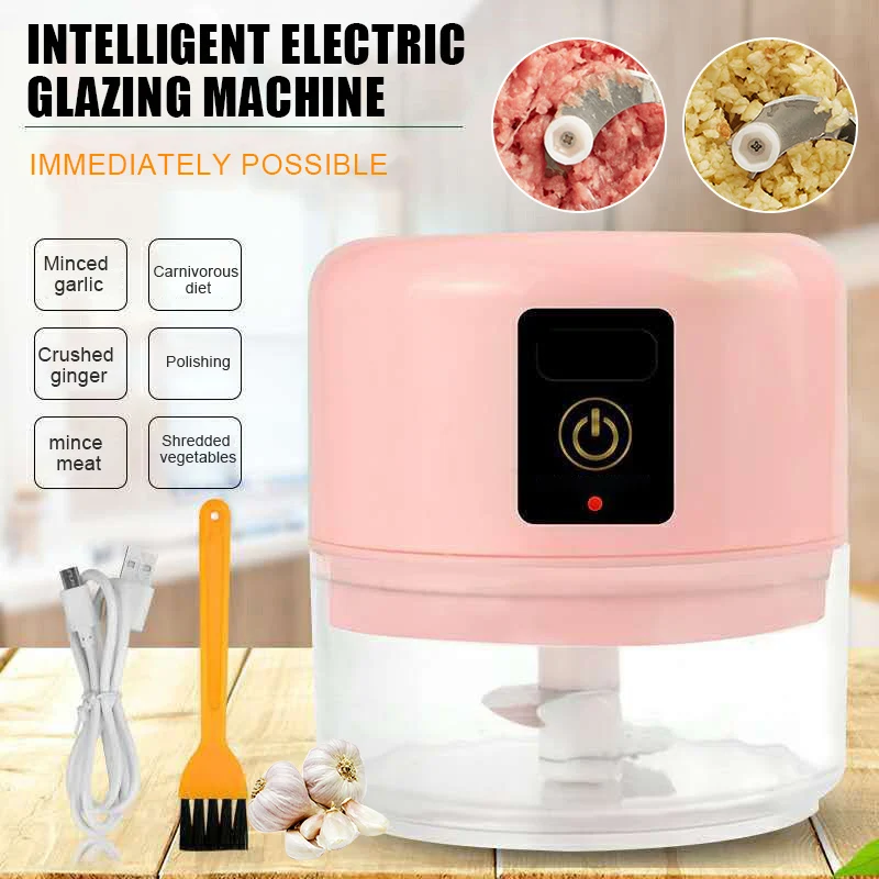 Чеснок Пресс Мясорубка слайсер для чеснока с контейнером хранения миниатюрный