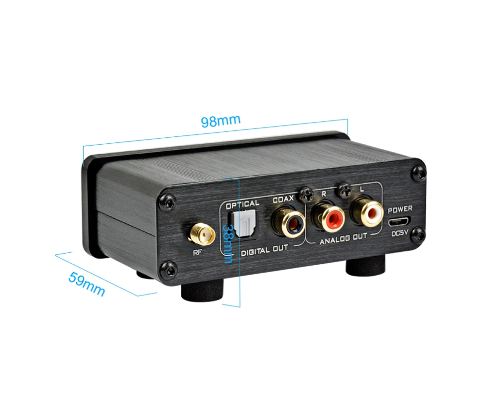 CSR8670 Bluetooth 5,0 коаксиальный Оптический цифровой аудио Bluetooth аудио приемник Интерфейс aptx низкая задержка Bluetooth 5,0