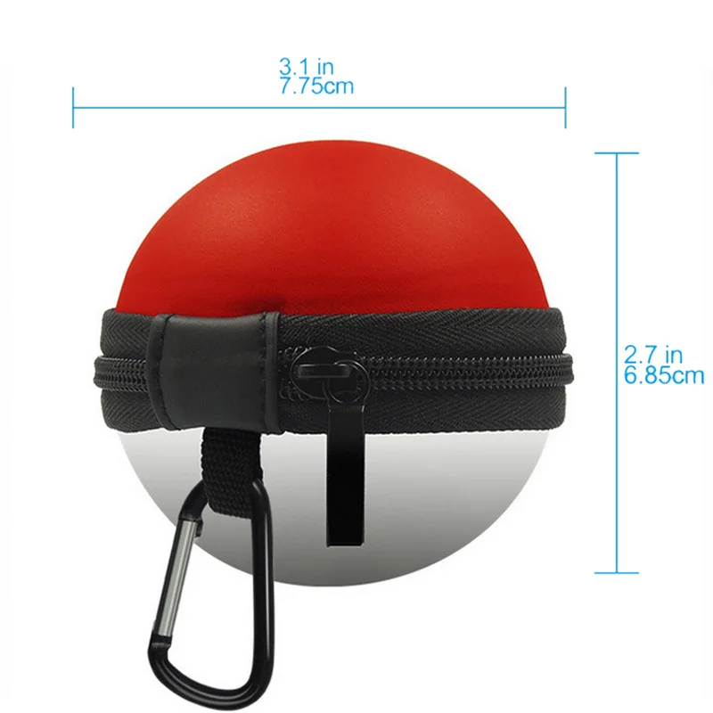 2 в 1 для Nintendo Switch Poke Ball Plus контроллер сумка переноски и Кристальный чехол