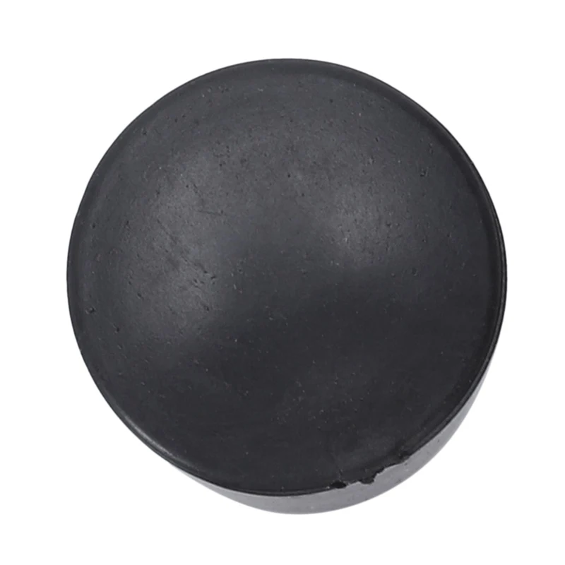 

50 Pcs Black Rubber PVC Flexible Round End Cap Round 12mm Foot Cover