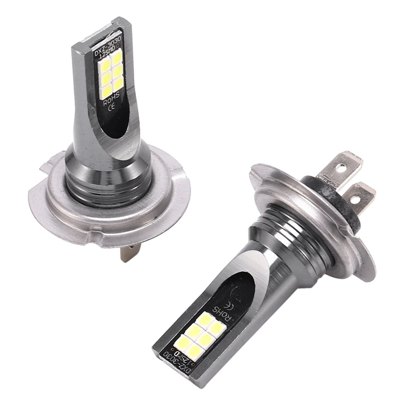 2X H7 CAR Headlight 24W 1200LM FOG Light Bulb6000K Driving DR-L LED Lamp | Автомобили и мотоциклы