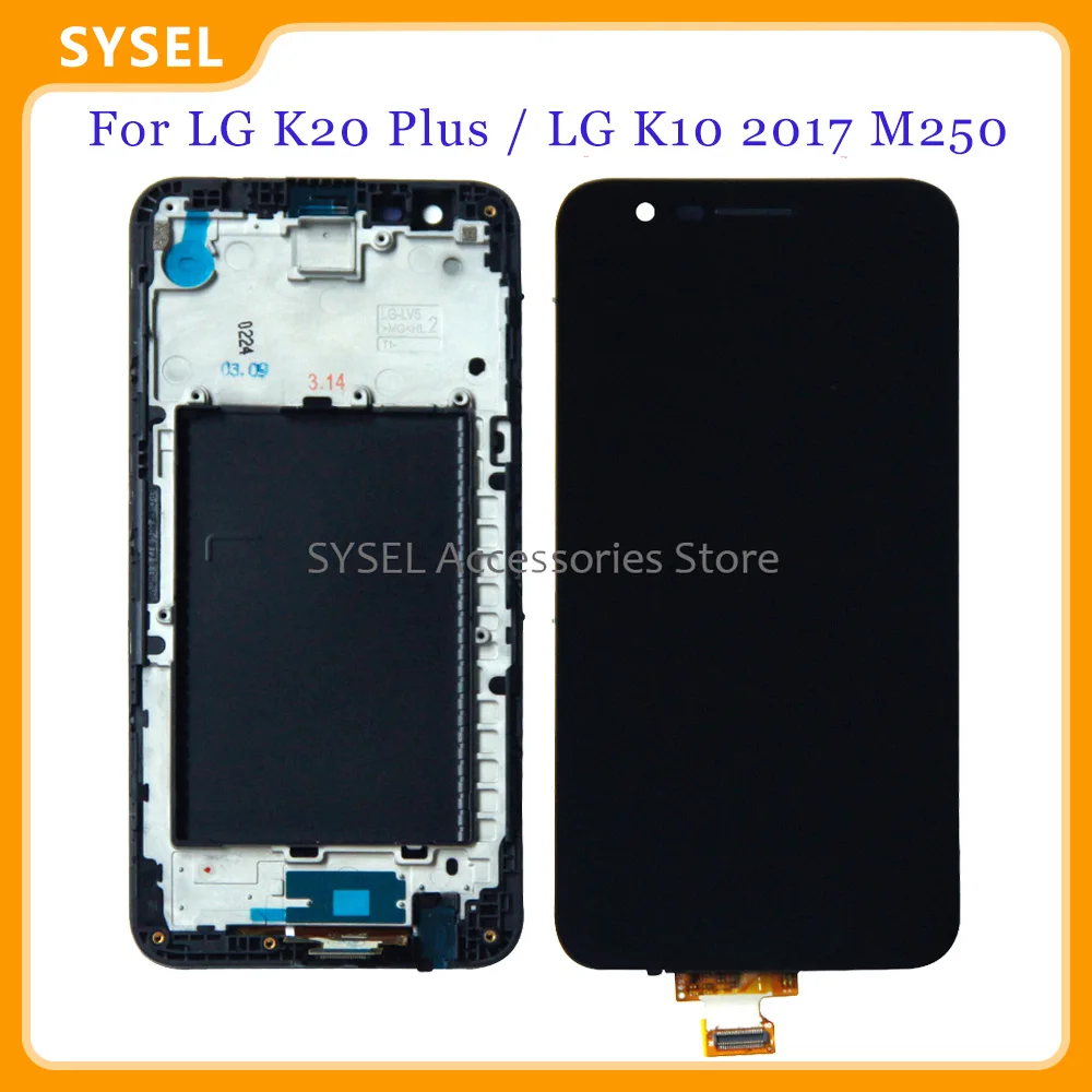 5 3 дюймов ЖК дисплей для LG K20 Plus / K10 2017 M250 M250N M250E сенсорная панель Стекло сборка