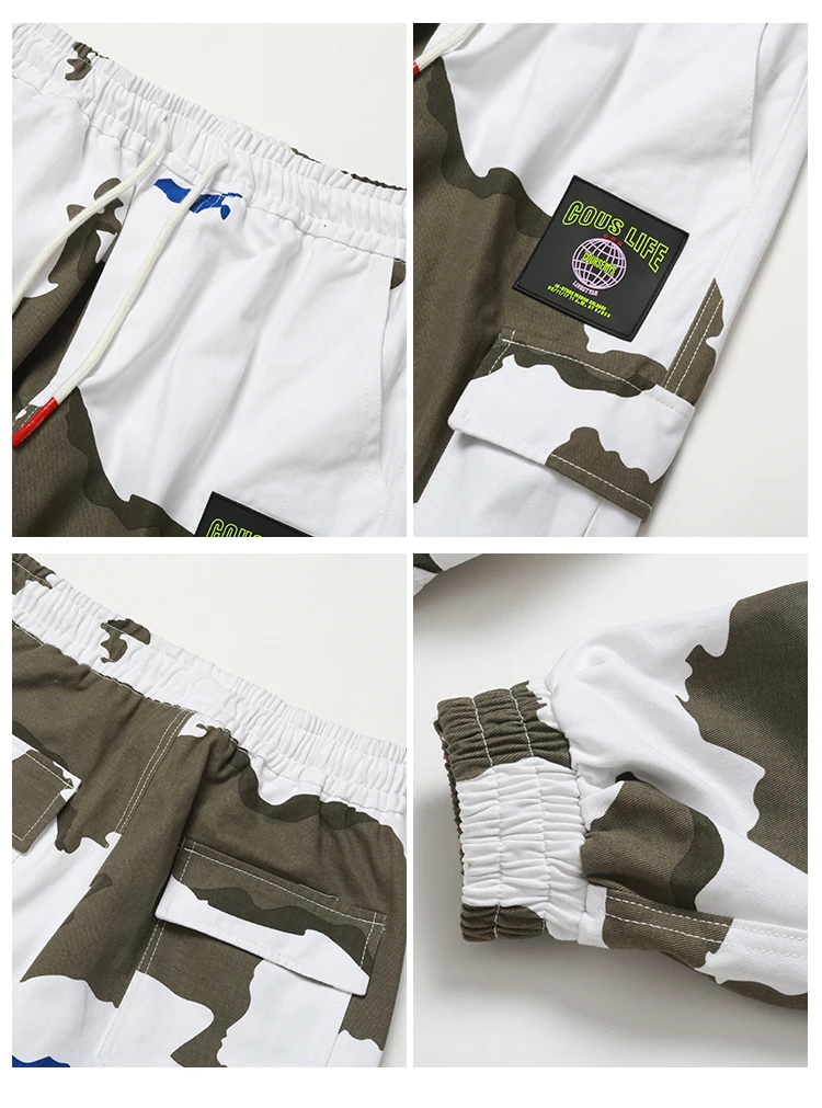 

Camouflage Men's Streetwear Pants Hip Hop Sweatpants Joggers Trousers Male 2021 Spring Cargo Pants Men's Trousers With Pockets