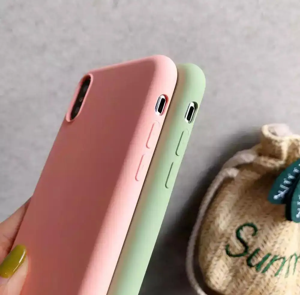 Жидкий силиконовый чехол для iphone x xr xs max 8 plus 7plus 7 без логотипа идеальный