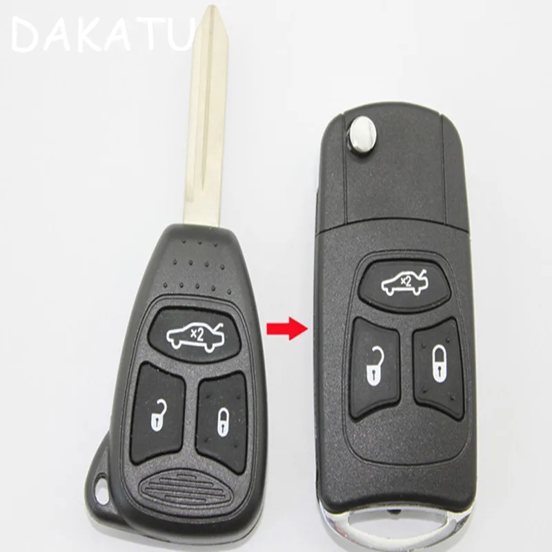 Модифицированный складной чехол DAKATU для дистанционного ключа пульта Chrysler 300C с