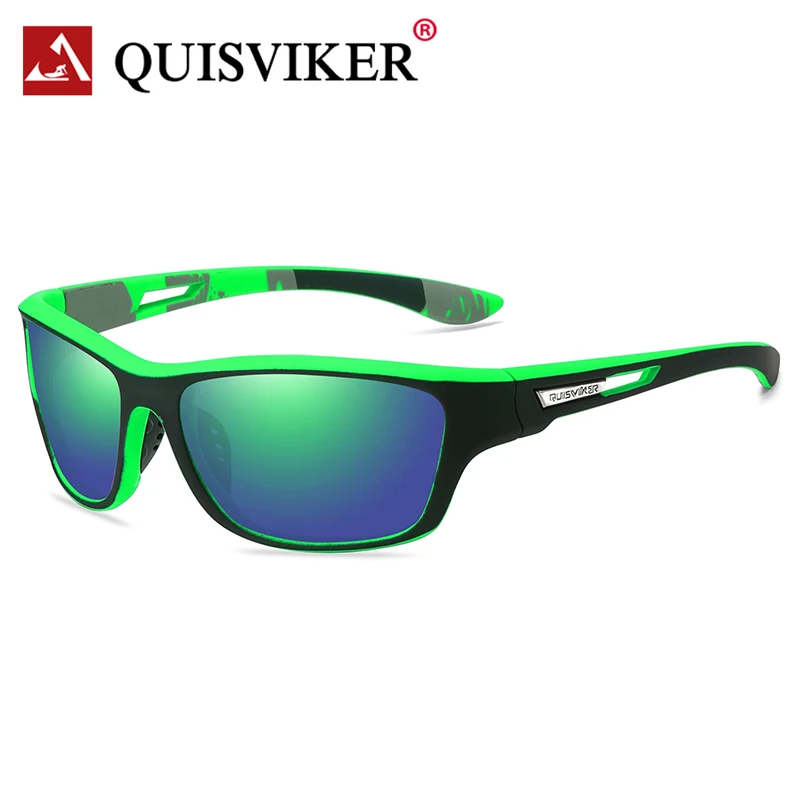 

QUISVIKER BRAND Design NEW Sunglasses Men Polarized UV400 Square Goggles Male Sun Glasses Women Female Vintage Driving Eyewear