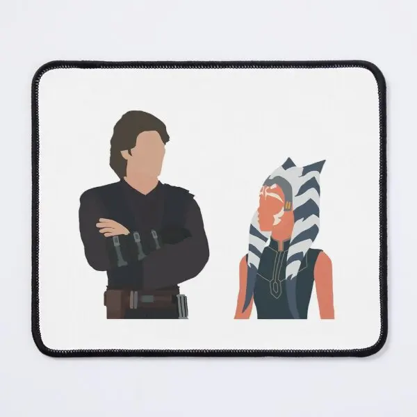 

Энакин, Ahsoka коврик для мыши с принтом, настольный ПК, игровой стол, мужской коврик для мыши, игровой коврик, аниме клавиатура, компьютер