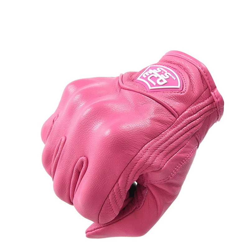 Кожаные Мотоциклетные Перчатки для сенсорных экранов защитные гоночные