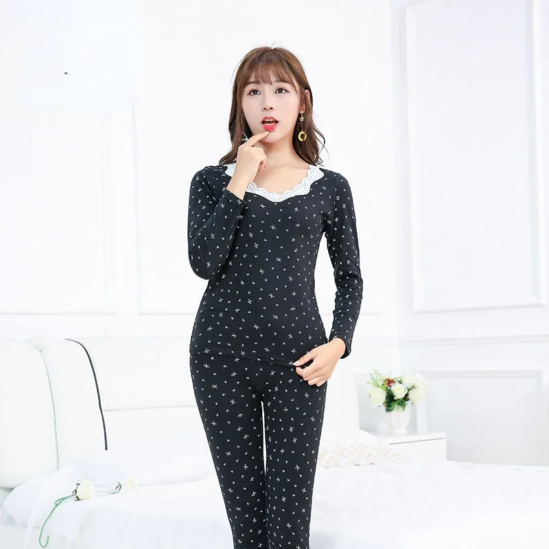 2022 термобелье теплое зимнее бесшовное антибактериальное нижнее белье с принтом