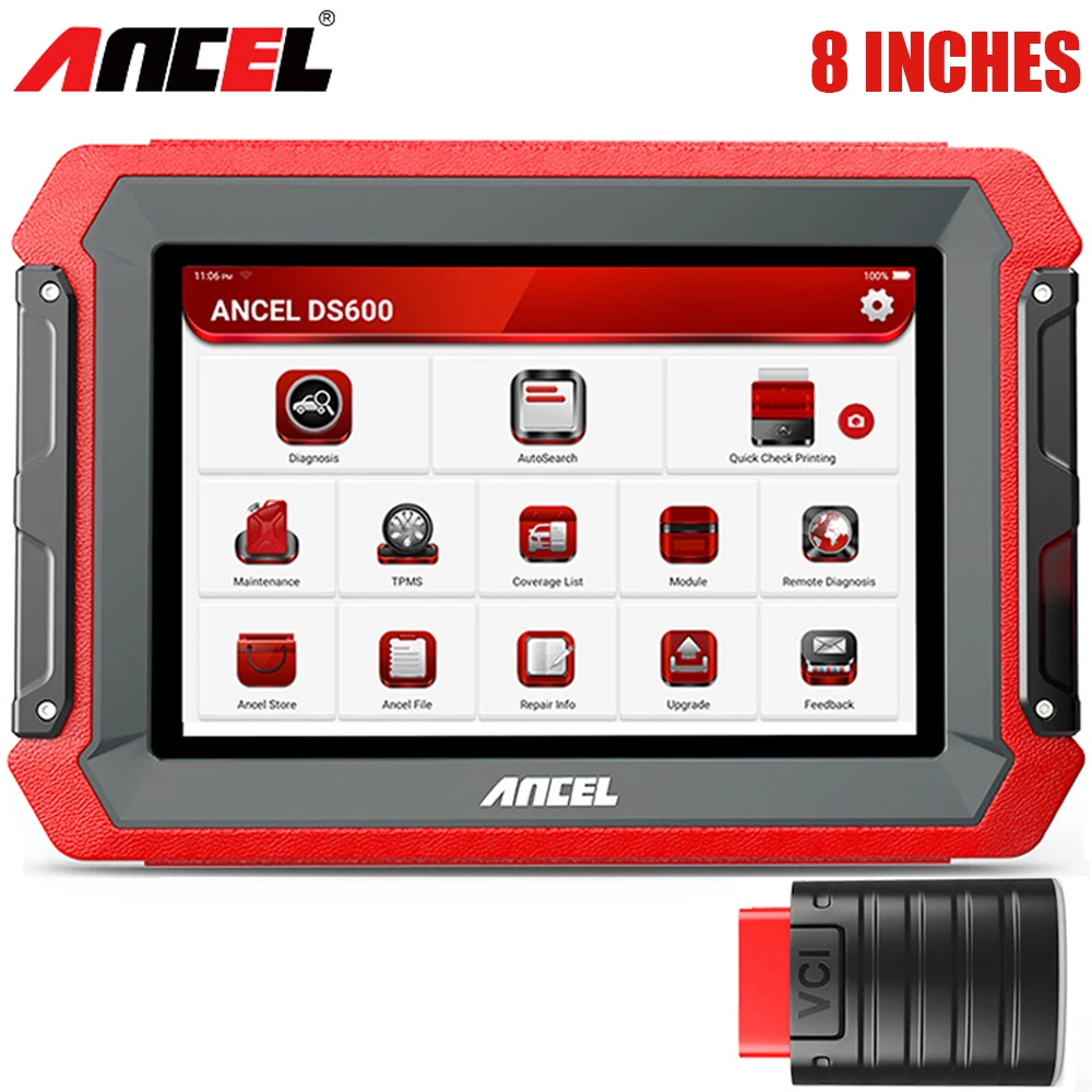 

Диагностический сканер Ancel DS600, инструмент для диагностики, кодирование ECU, OBD2, все системы, TPMS, DPF ABS Oil OBD 2