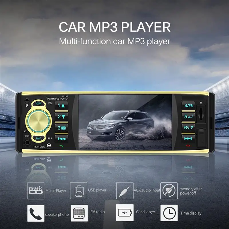4 1 &quotTFT HD цифровой автомобильный MP5 плеер MP4 APE MP3 с USB/SD FM радио Поддержка ИК
