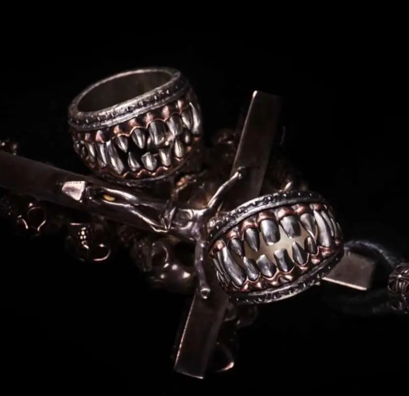 Модный тренд свобода дороги маршрут 66 мотоциклетное кольцо для мужчин