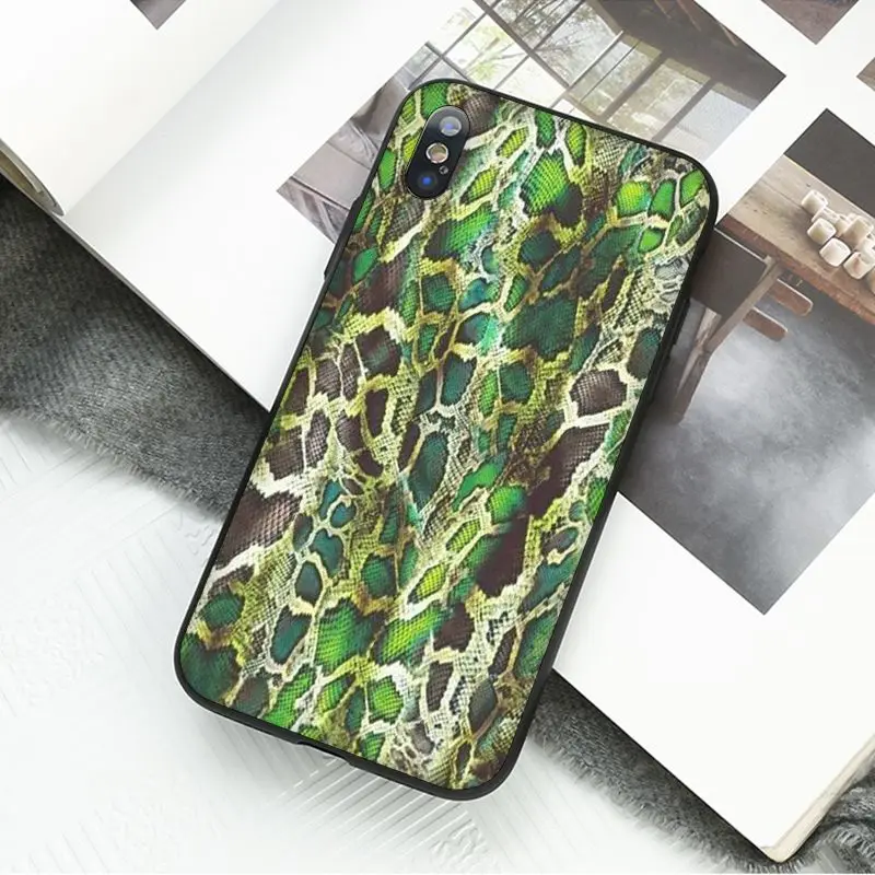A13 MaiYaCa, змеиная кожа, аксессуары для телефона, чехол для iPhone 11 Pro XS MAX XS XR 8 7 6 Plus 5 5S SE - Цвет: A13