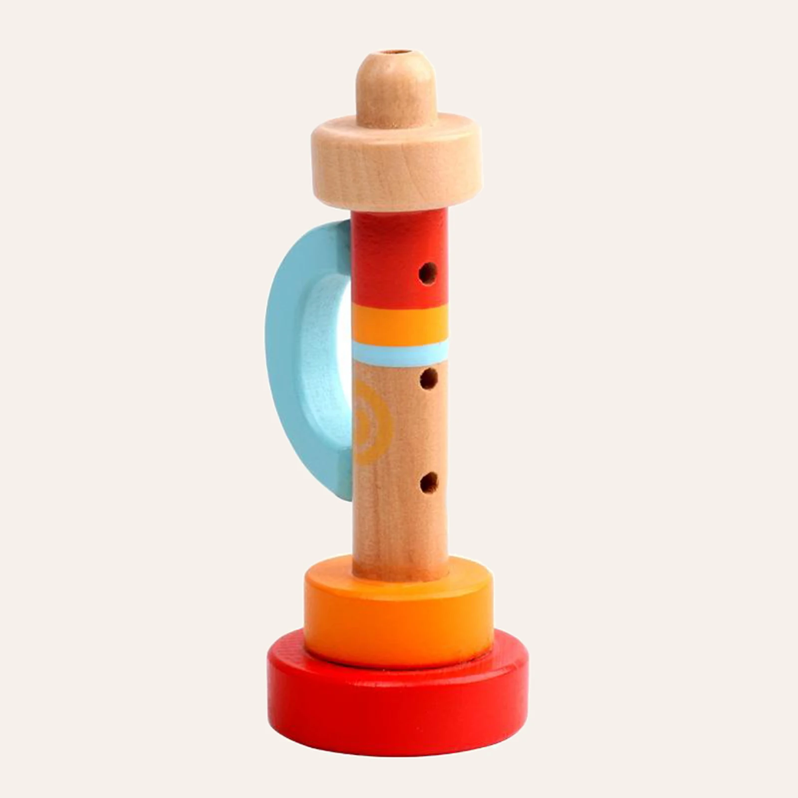 Деревянная труба Flugelhorn Horn Дошкольная музыка искусство образовательные игрушки