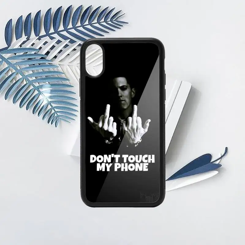 

American male singer Eminem Phone Case PC for iPhone 11 12 pro XS MAX 8 7 6 6S Plus X 5S SE 2020 XR