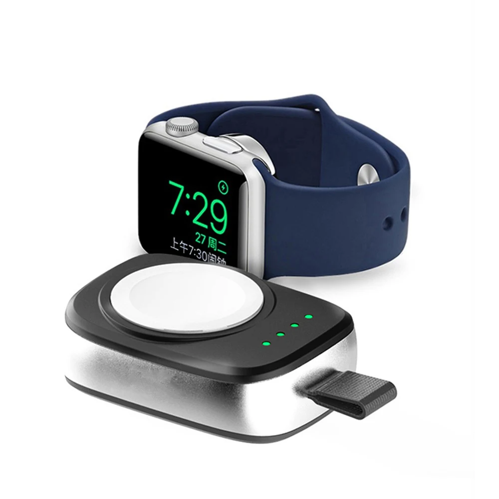 Портативное зарядное устройство для Apple Watch 5 4 3 2 1 QI Беспроводное магнитное power Bank