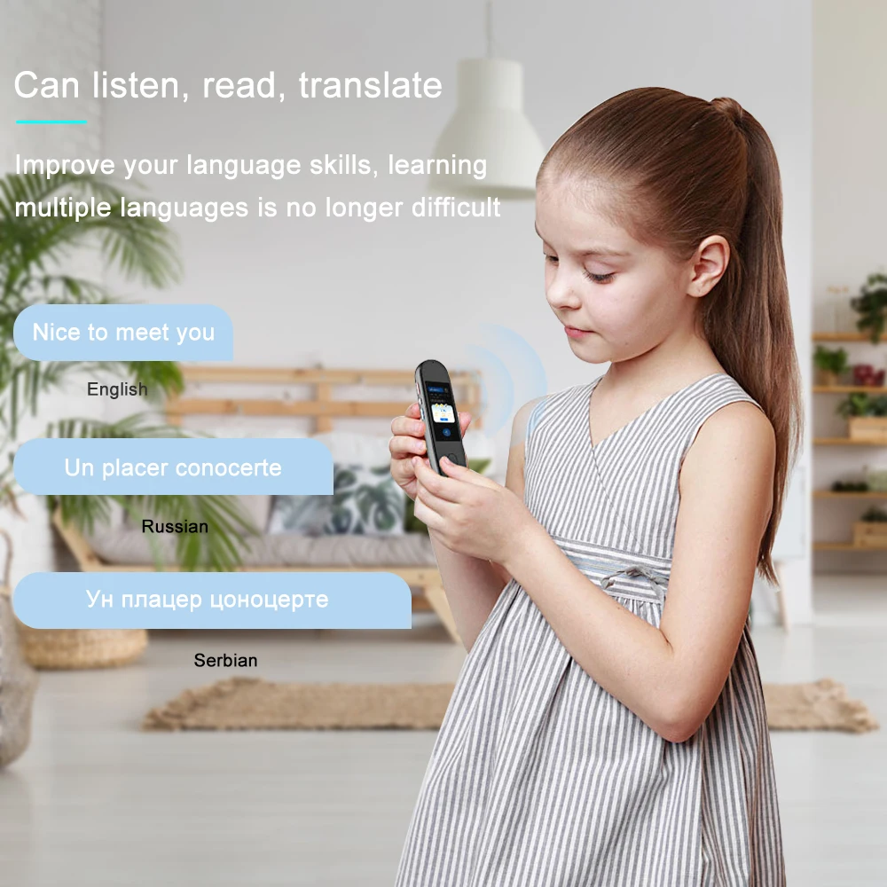 Портативный Умный сканер ручка для переводов электронный словарь мгновенный