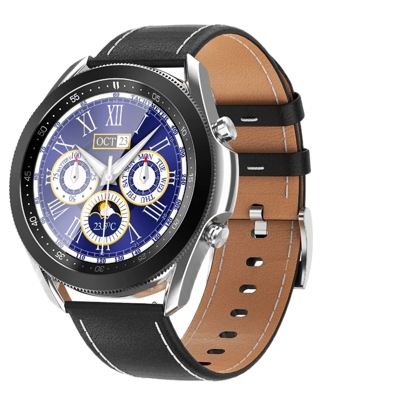 

W3 Sports Smart Watch Men Women IP68 Waterproof Rotatable Bezel Smartwatch Heart Rate Blood Pressure Customize Watch Faces Clock