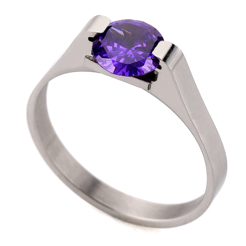 Разноцветные классические кольца с настоящими Австрийскими кристаллами модные