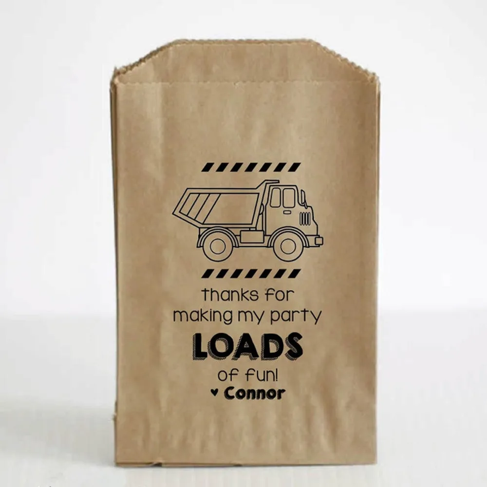 Строительные мешки для сувениров на день рождения крафт пакеты сувениры