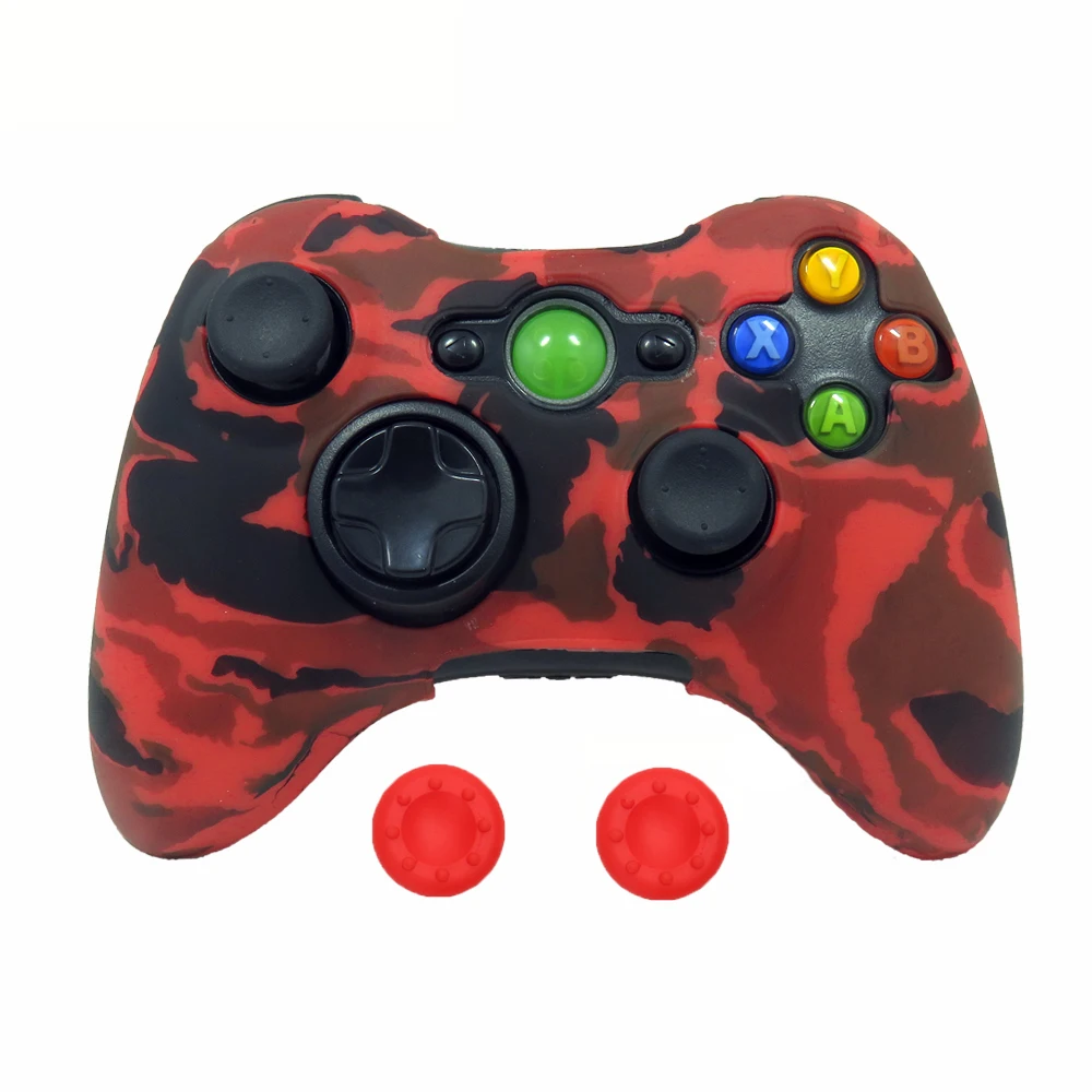 ZOMTOP защита для переноса воды с принтом кожи для Microsoft Xbox 360 проводной/беспроводной контроллер силиконовый чехол Крышка крышки