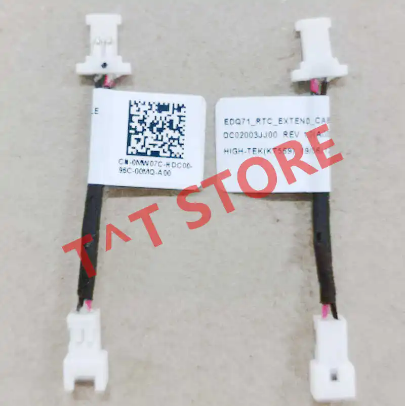 original for Dell Alienware M17 R2 RTC battery flex connector cable 0MW07C MW07C DC02003JJ00 test good free shipping | Компьютеры и