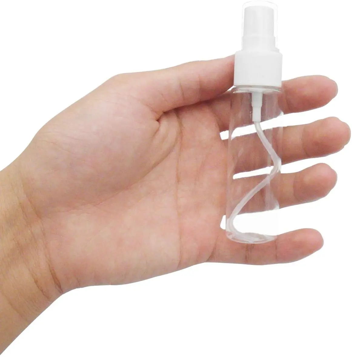 Портативные 100 мл многоразовые бутылки для путешествий прозрачный пластиковый